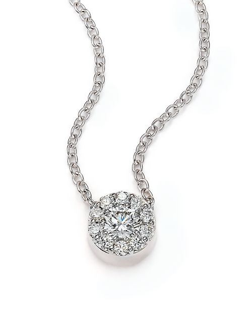 HEARTS ON FIRE - Fulfillment Diamond & 18K White Gold Pendant Necklace