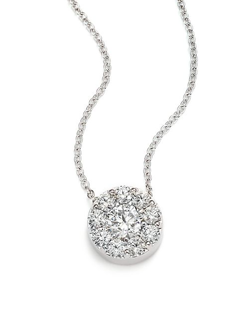 HEARTS ON FIRE - Fulfillment Diamond & 18K White Gold Pendant Necklace