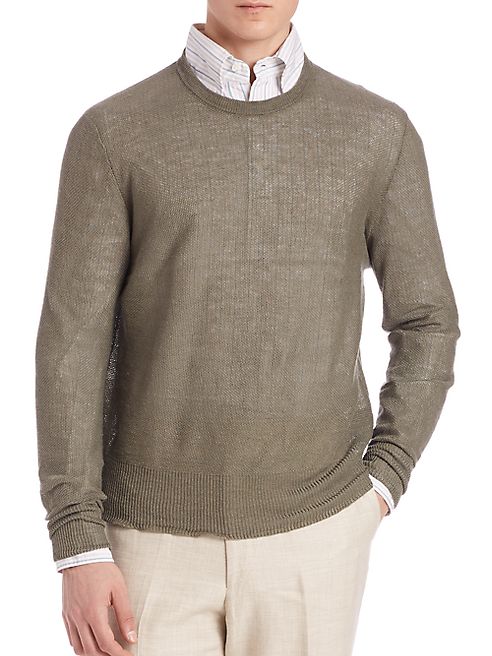 Eidos - Cotton & Cashmere Basic Crewneck Sweater