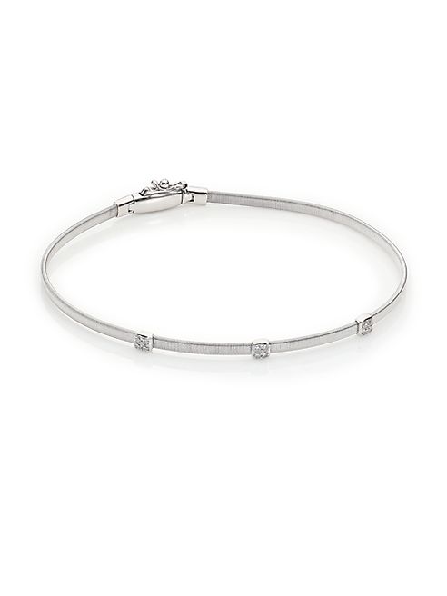 Marco Bicego - Masai Diamond & 18K White Gold Bracelet