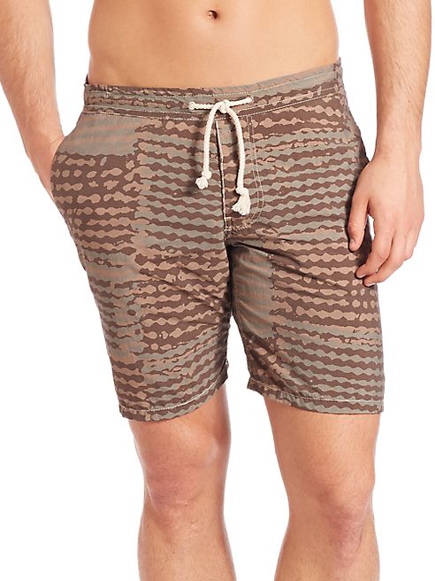 Eidos - Cotton & Linen Swim Shorts