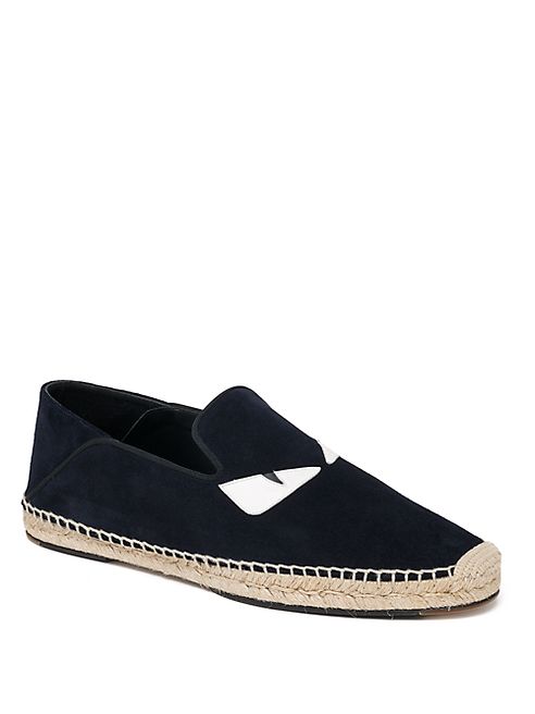 Fendi - Monster Suede Espadrilles