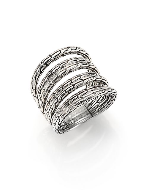 John Hardy - Classic Chain Sterling Silver Multi-Band Ring