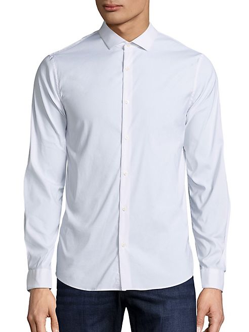 Michael Kors - Slim-Fit Stretch Button-Down Shirt