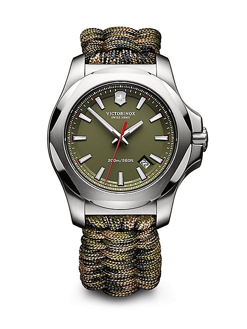 Victorinox Swiss Army - I.N.O.X. Green Paracord Strap Watch