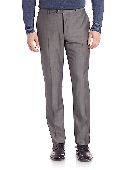 Corneliani - Solid Dress Pants