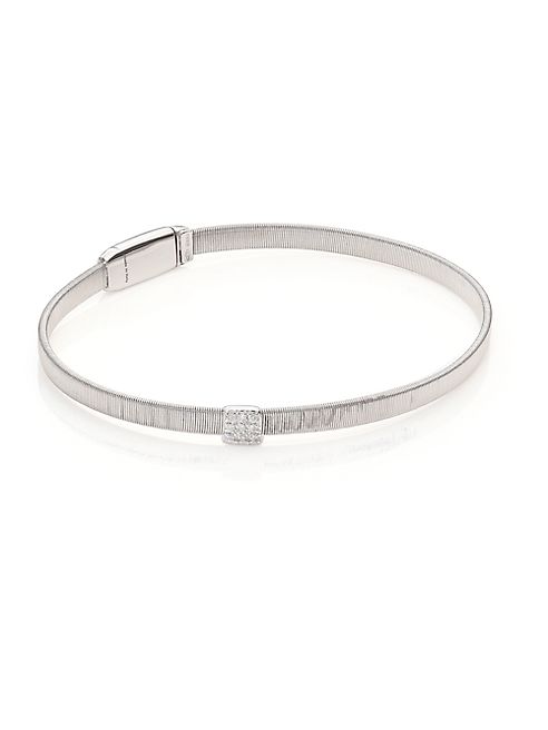 Marco Bicego - Masai Diamond & 18K White Gold Bracelet