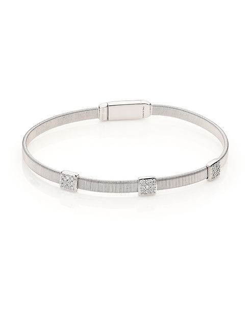 Marco Bicego - Masai Diamond & 18K White Gold Bracelet