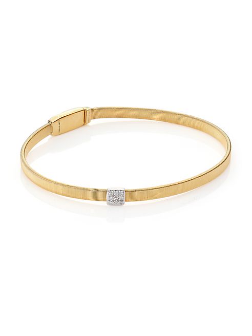 Marco Bicego - Masai Diamond, 18K Yellow Gold & 18K White Gold Bracelet