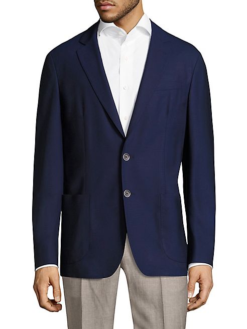 Corneliani - Button-Front Wool Jacket