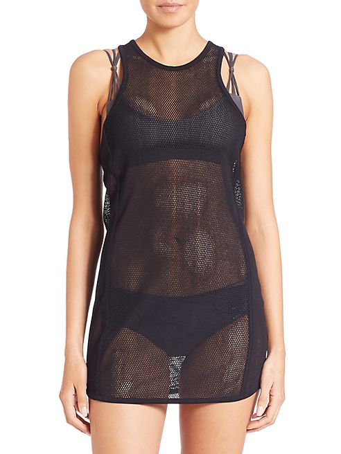 MIKOH SWIMWEAR - Bahia Mesh Mini Dress