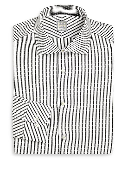 Ike Behar - Regular-Fit Stripe Dress Shirt