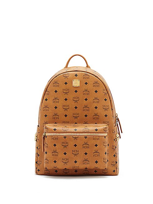 MCM - Stark Side Stud Medium Coated Canvas Backpack