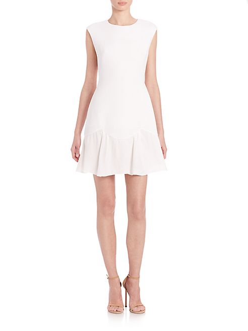 Rebecca Taylor - Knit Flounce-Hem Dress