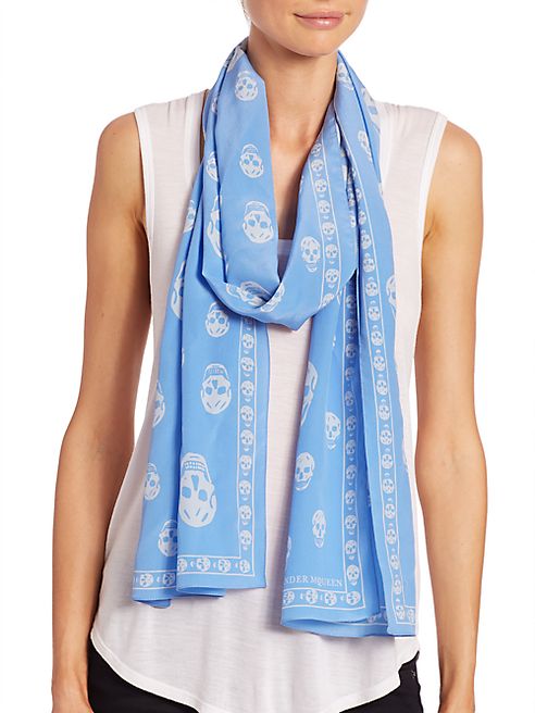 Alexander McQueen - Skinny Skull Scarf