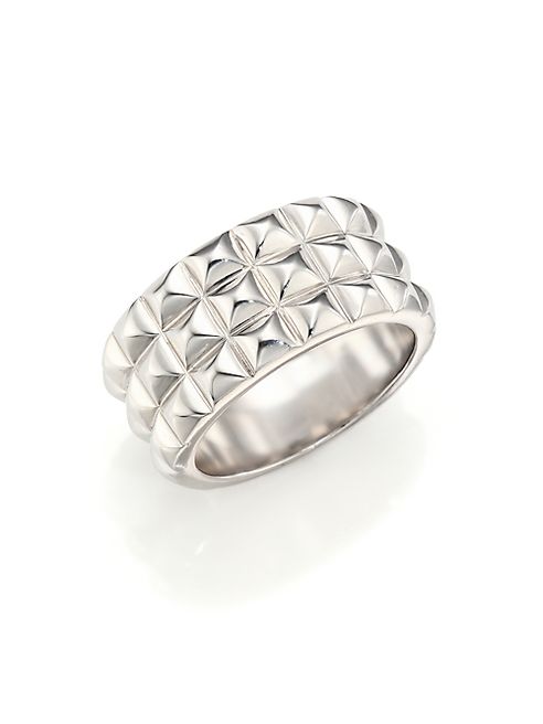 Stephen Webster - Quilted Sterling Silver Ring