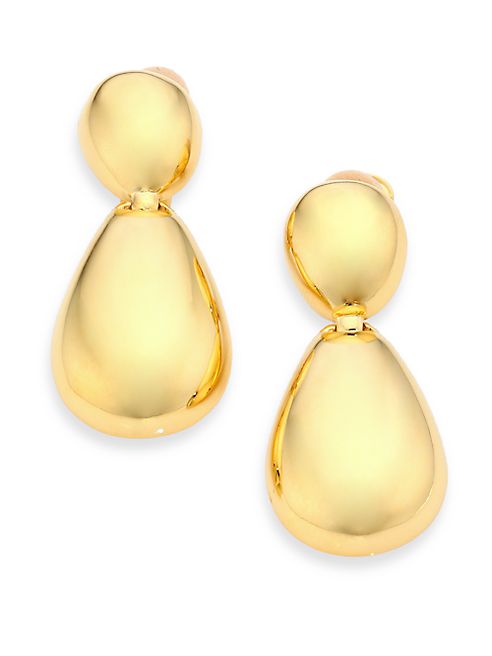 Kenneth Jay Lane - Two-Tier Drop Earrings