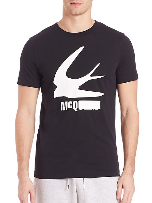 McQ Alexander McQueen - Swallow Logo Crewneck Tee