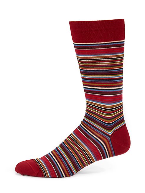 Marcoliani - Poncho Striped Dress Socks