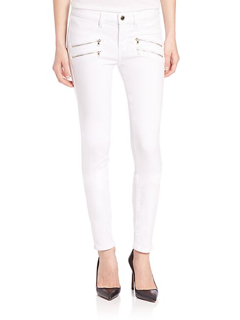 PAIGE - Edgemont Jeans with Gold Zips