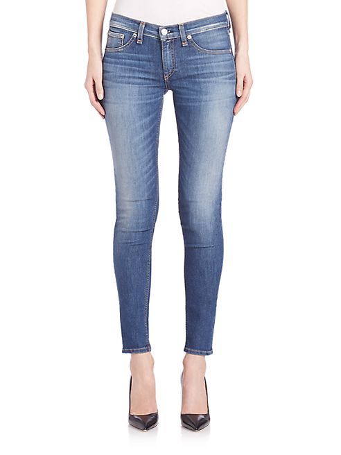 rag & bone/JEAN - Mid-Rise Slim-Fit Capri Jeans