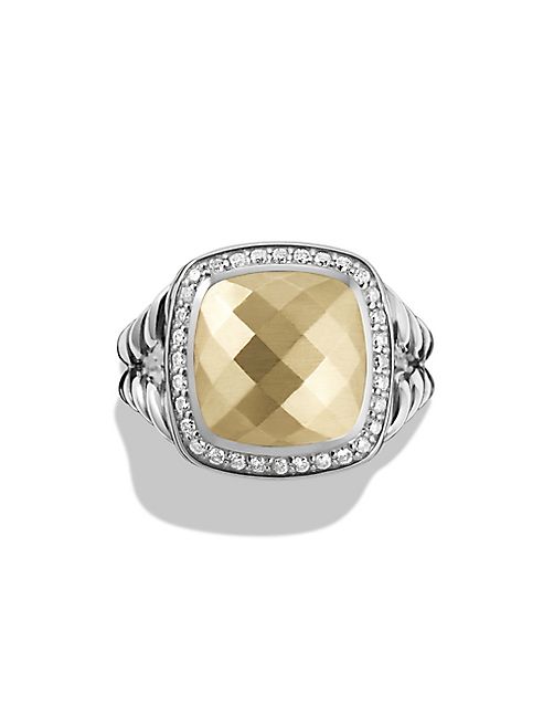 David Yurman - Albion Ring with Diamonds and 18K Gold