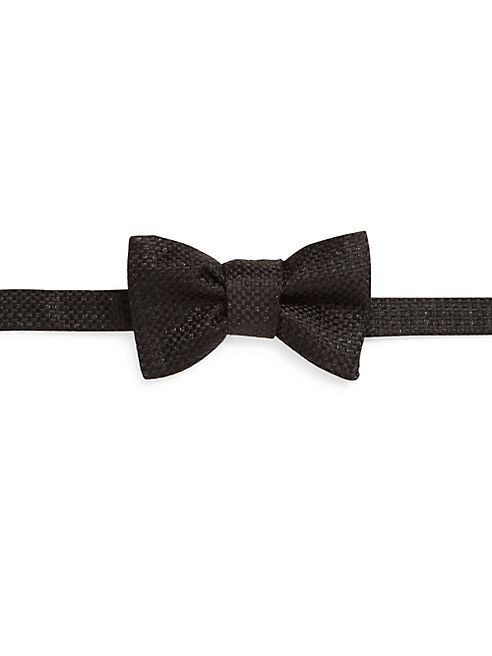 Charvet - Textured Solid Silk Bow Tie