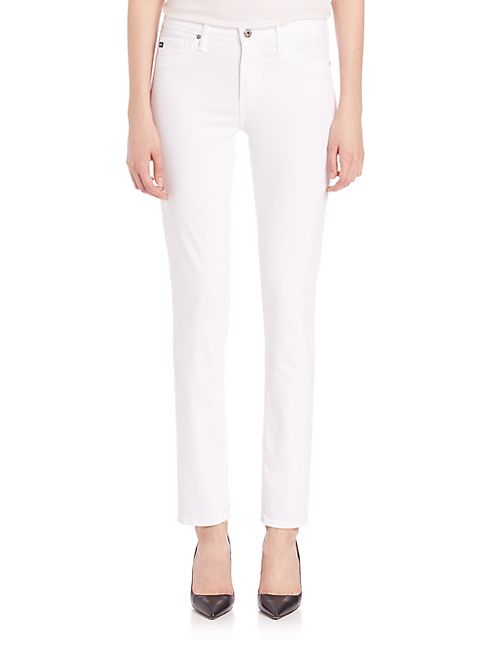 AG - Prima Sateen Mid-Rise Cigarette Jeans