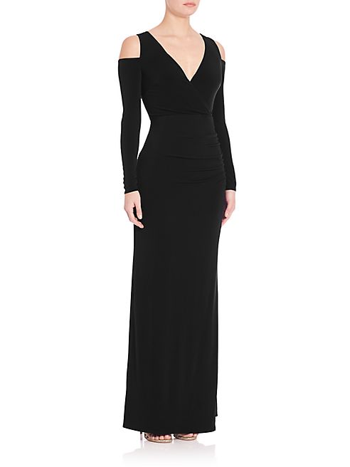 Laundry by Shelli Segal - Cold-Shoulder Gown