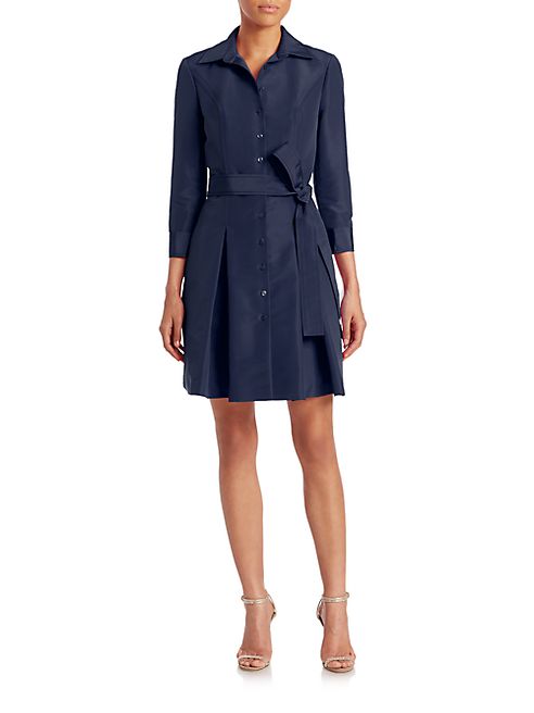 Carolina Herrera - Silk Mini Trench Dress