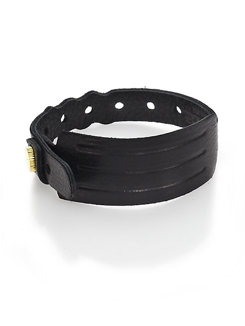 Cast of Vices - Leather Concert Bracelet