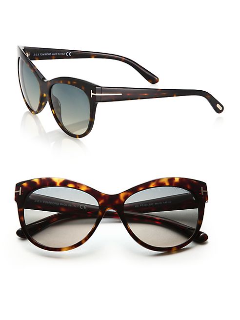 Tom Ford Eyewear - 56MM Acetate Cat Eye Sunglasses