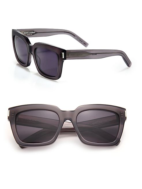 Saint Laurent - 54MM Thick Square Sunglasses