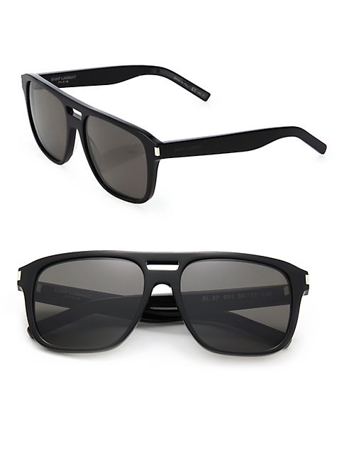 Saint Laurent - 56mm Aviator Sunglasses