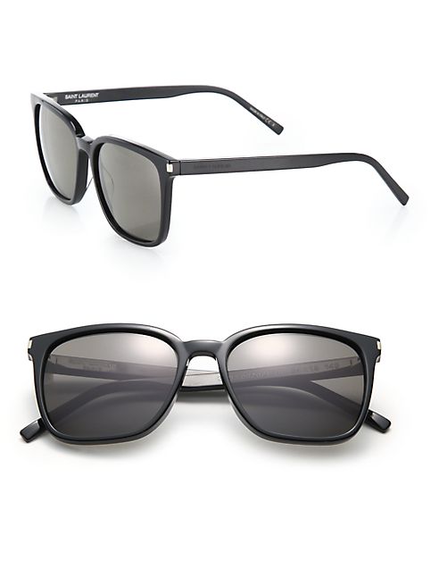 Saint Laurent - 54MM Thin Square Sunglasses