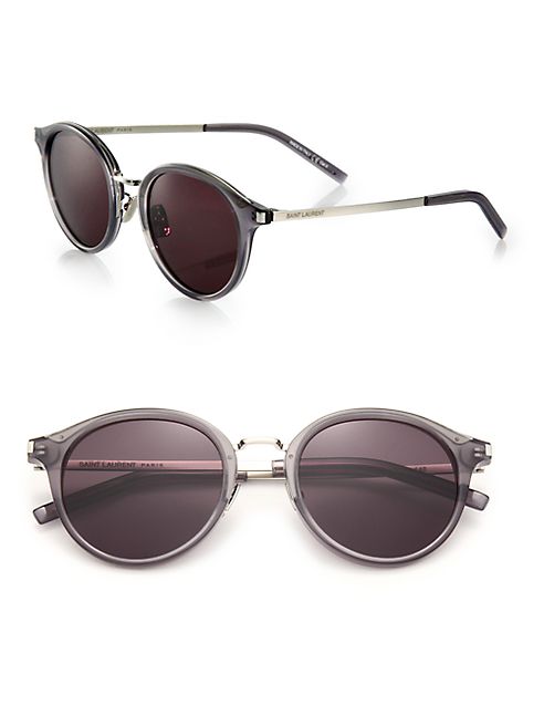 Saint Laurent - 49MM Round Sunglasses