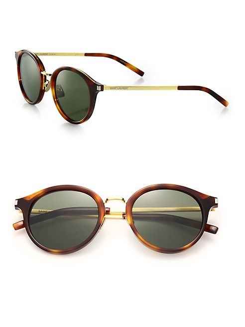 Saint Laurent - 49MM Round Sunglasses