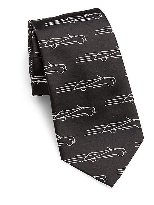 Ralph Lauren - Purple Label Printed Silk Tie