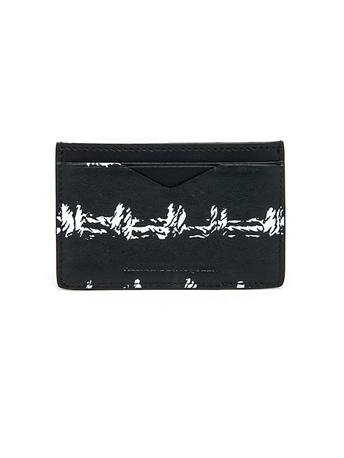 Alexander McQueen - String Printed Rib Cage Card Case