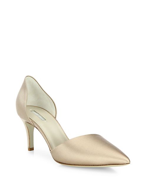 Giorgio Armani - Satin Half d'Orsay Pumps