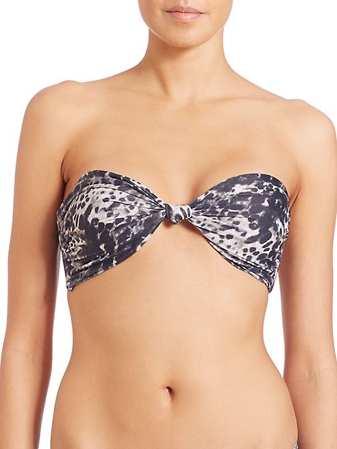 MIKOH SWIMWEAR - Carmel Knot Bandeau Bikini Top