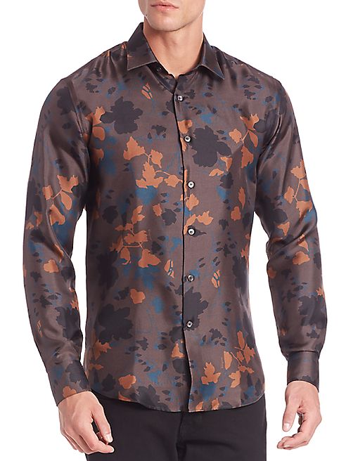 Salvatore Ferragamo - Floral Silk Shirt