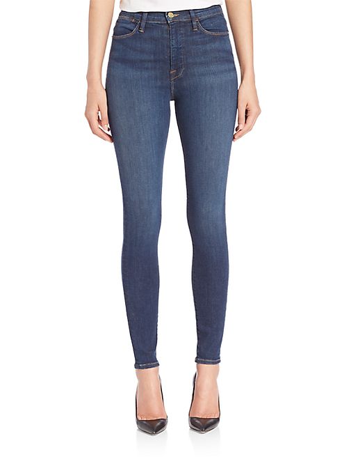 FRAME - Alli High Rise Skinny Jeans