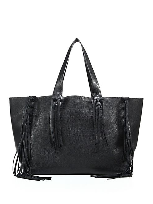 Valentino - Fringed Leather Tote