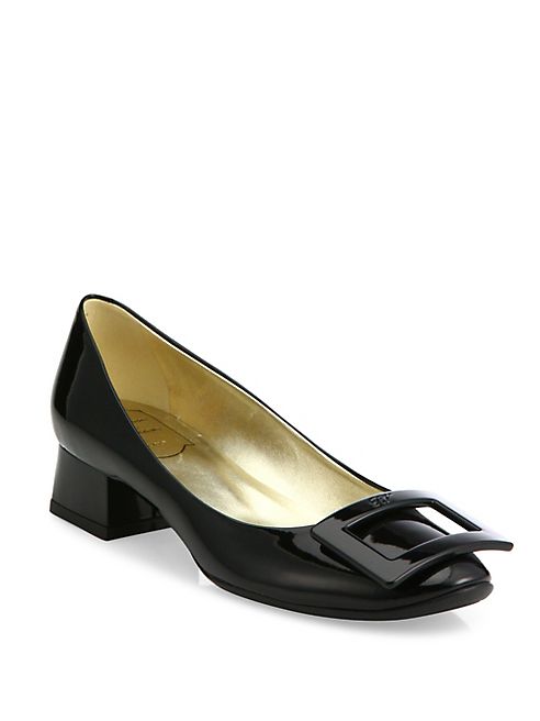 Roger Vivier - Decollete Belle de Nuit Patent Leather Pumps