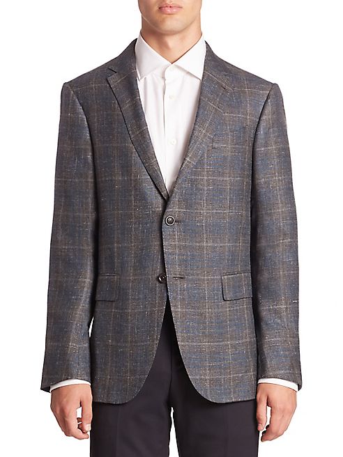 Ermenegildo Zegna - Check Cashmere-Blend Sportcoat