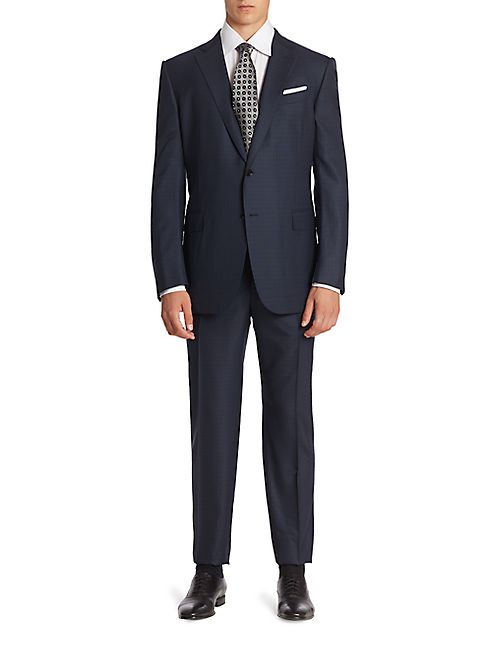 Ermenegildo Zegna - Micro-Checked Wool Suit