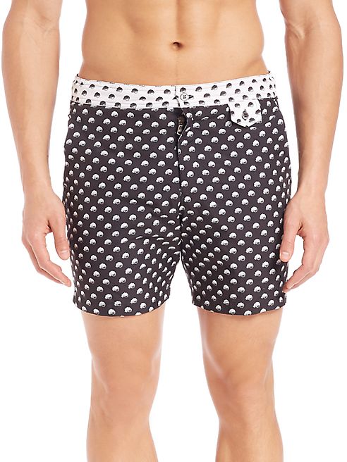 Monsieur Madone - Relax N?22 Bubble Print Swim Shorts