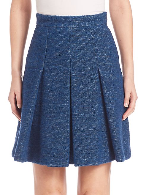 Akris punto - Pleated Boucle Skirt