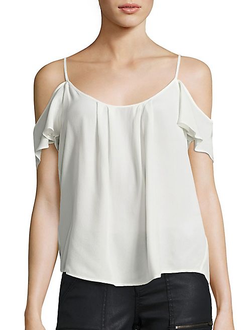 Joie - Adorlee Silk Off-The-Shoulder Top